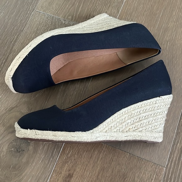 J. Crew Navy Blue Seville Espadrilles size 10 woman - Picture 4 of 9